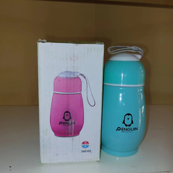 Children's water cup, fall proof, leak proof, primary school children's water cup, summer boy's plastic water cup, girl's Straw Cup, portable and cute