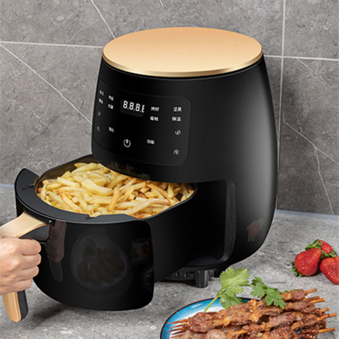 Factory direct air fryer household multifunctional oil-free intelligent French fries machine automatic large capacity electric frying pan