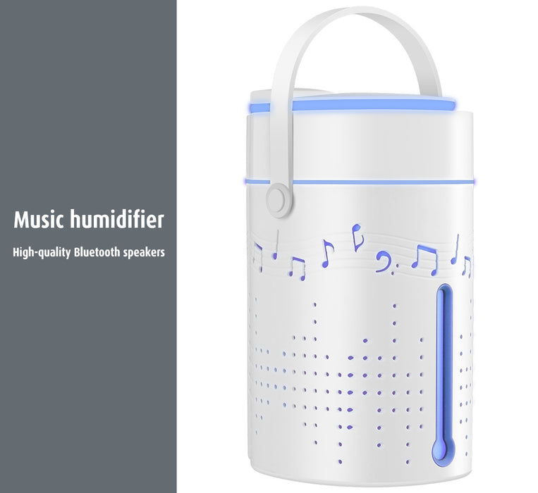 USB Music humidifier household high-quality bluetooth speakers seven color disinfection aromatherapy machine