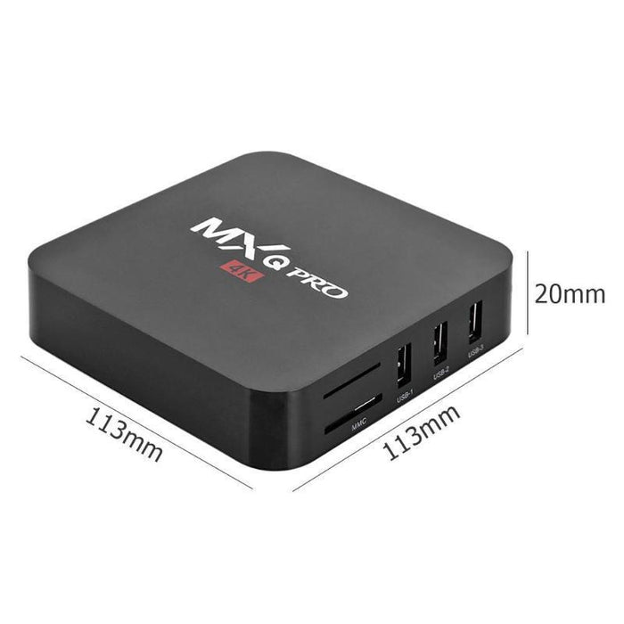 Mxq Pro Tv Box Android TV Box 4K Smart TV Box5G Dual band WiFi network player