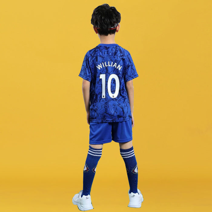 Children's training sportswear children's football suit short sleeve jerseys boy and girl