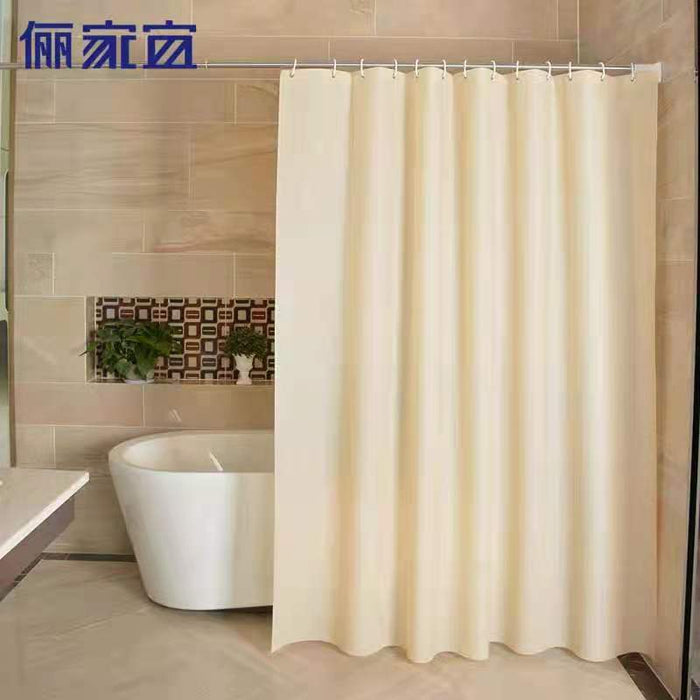 PEVA solid color shower curtain waterproof mildew proof bathroom curtain
